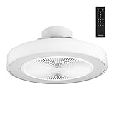Taurus - Ventilador de Techo Fresko Invisible 40W | 7 Aspas Protegidas | Motor DC | Ultrasilencioso