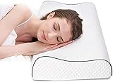 Fityou Almohada Viscoelástica Cervical, ergonómica con memoria para dormir profundamente, 60x35 cm.