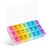 Pastillero semanal de tres tomas diarias de Opret