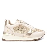 XTI - Zapatilla Mujer Beige - Calzado Cómodo y Versátil