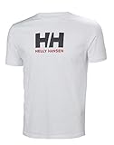 Helly Hansen Hombre Camiseta HH Logo, Blanco, M