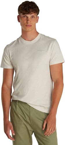 Tommy Jeans TJM Slim Linear Chest tee Ext, Camiseta de Manga Corta Hombre