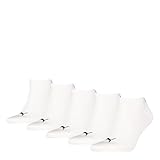 PUMA Unisex Sneaker Plain, Calcetines Unisex adulto, Color White