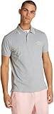 Tommy Hilfiger Polo de Manga Corta Hombre Left Chest Graphic Regular Fit, Gris
