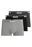 BOSS Trunk 3p Power Bóxer, Open Grey 61