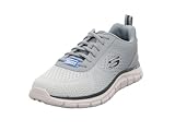 Skechers Track Ripkent, Zapatillas Hombre, Malla Sintética Gris Claro