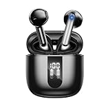 JBES Auriculares inalambricos Bluetooth, diafragmas de 13mm con Big Bass, Reproducción 60H