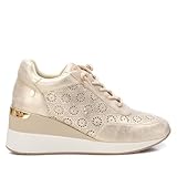 XTI - Zapatilla Mujer Oro - Calzado Cómodo y Versátil
