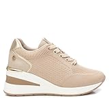 XTI - Zapatilla Mujer Beige - Calzado Cómodo y Versátil
