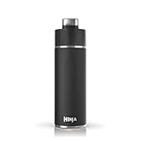 Ninja Thirsti DW1801EUUKBK - Botella de agua con tapa a prueba de fugas