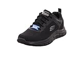 Skechers Track Broader, Zapatillas de Deporte Hombre, Black Mesh Pu