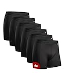 DANISH ENDURANCE 6 Calzoncillos Deportivos para Hombre, Elásticos, Transpirables