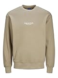 Sudadera JACK&JONES Suave Jersey de Manga Larga con Estampado en 3D Suéter