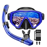 JEMULICE Máscara de Submarinismo (bucear) para Adultos, máscara de Buceo antiniebla y antifugas