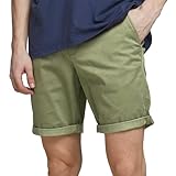 JACK & JONES Pantalones Cortos Chinos Ajustados para Hombre