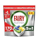 Cápsulas de detergente para el lavavajillas Fairy Platinum Limón