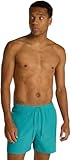 Calvin Klein Bañador para Hombre Medium Drawstring Pernera Media, Turquesa (Hazy Teal), S