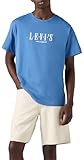 Levi's SS Relaxed Fit tee Camiseta, Serif Logo Dutch BLU, Hombre