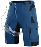 Wespornow Pantalones Cortos 3/4 para Hombre, Bermudas, Cargo al Aire Libre