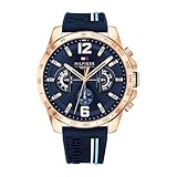 Tommy Hilfiger Reloj Analógico Multifuncional de Cuarzo para Hombres