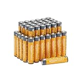 Amazon Basics- Paquete de 36 pilas alcalinas AAA de alto rendimiento, 1,5 voltios, vida útil 10 años