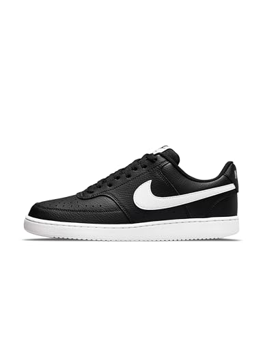 NIKE Nike Court Vision Low Next Nature, Sneaker Hombre, Negro Black White, 42 EU