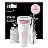 Braun Silk-épil 7, Depiladora Eléctrica Para Una Eliminación Del Vello Fácil, Piel Suave Duradera