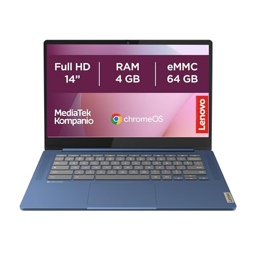 Lenovo IdeaPad Slim 3 Chromebook Gen 8 - Ordenador Portátil 14" FHD 4GB RAM, 64GB eMMC,