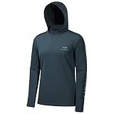 Bassdash - Sudadera con Capucha para Hombre, protección Solar UPF50+ suéter UV