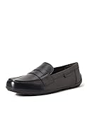 Geox J New Fast Boy A, Mocasines Niños, Negro