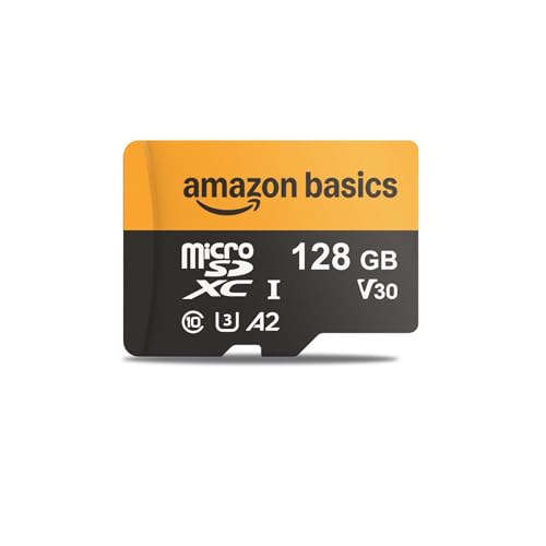 Amazon Basics Tarjeta MicroSDXC de 128 GB con Adaptador