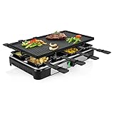 Tristar RA-2748 Raclette multifuncional 3 en 1; Raclette, piedra de cocción, grill