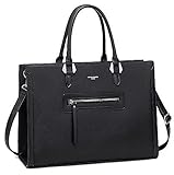 David Jones - Bolso de Mano Trabajo Mujer - Shopper Universidad Tote Bag Cuero PU