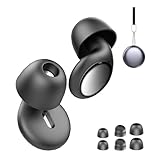 VKROBAG Tapones Oidos Ruido Dormir, Tapones Oidos Cancelacion de Ruido de Silicona 35dB, earplugs