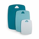 Set de 3 Tablas de Corte OCEAN, agujero para colgar, polipropileno, 20x15 cm, 30x20 cm y 35x25 cm.