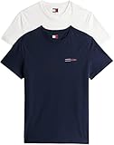 Tommy Jeans TJM Slim 2Pack Mix tee Ext, Camiseta S/S Hombre, Multicolor