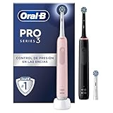Oral-B Pro 3 3900N Cepillos de Dientes Eléctricos (Pack de 2) con Mango Recargable