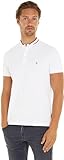 Tommy Hilfiger Polo de Manga Corta para Hombre Regular Fit, Blanco (White)
