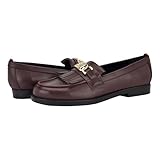 Tommy Hilfiger Mocasines Merise para mujer, Rojo oscuro