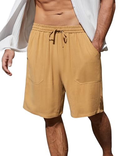 Pantalones Cortos Hombre de Lino