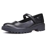 Geox J Casey Girl P, Bailarinas Niñas, Negro
