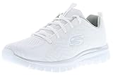 Skechers Graceful Get Connected Regular, Zapatillas Mujer, White Silver