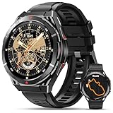 OUKITEL Reloj Inteligente Hombre con GPS, Smartwatch Hombre 1,43" AMOLED, 150 Modos Deportivos