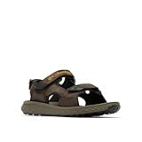 Columbia Men's Konos Hiker 3-Strap, Sports and Outdoor Sandals, Cordovan/Mud, 6