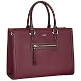 David Jones - Bolso de Mano Trabajo Mujer - Shopper Universidad Tote Bag Cuero PU
