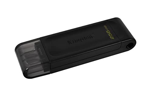Kingston DataTraveler 70 - DT70/256GB Unidad Flash USB-C, Negro
