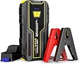 Arrancador de Batería de Coche, 4000A Arrancador de Emergencia para Coche/Moto