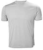 Helly Hansen Hombre Camiseta HH Tech, Gris Claro
