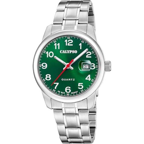 CALYPSO Reloj Hombre K5872/5 Basic Caja de Acero Inoxidable 316l Plateado