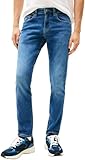 Tommy Jeans Hombre Pantalón Vaquero Scanton Slim Stretch, Azul (Denim Medium), 36W/32L